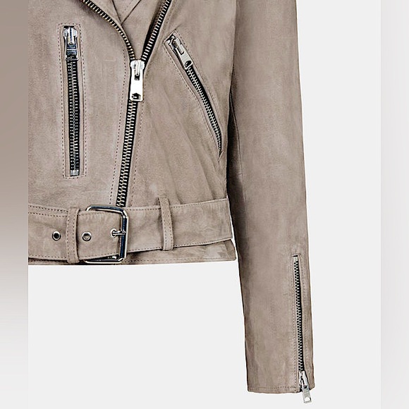 ALLSAINTS SUEDE BALFERN BIKER JACKET - Picture 16 of 17